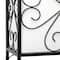 Elegant Designs™ 5ft. Black Organizer Storage Shelf and Wine Rack Floor Lamp